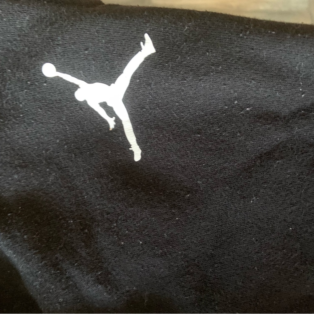 Jordan Black Joggers with white Logo